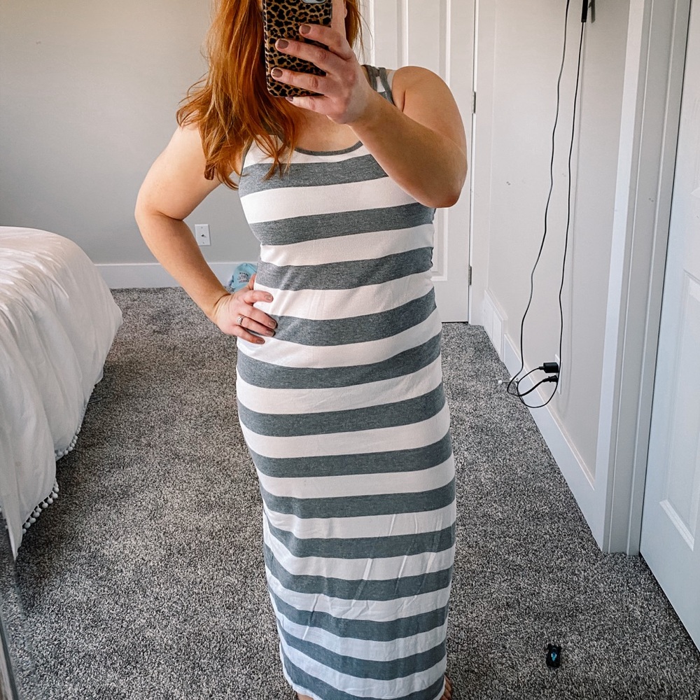 Striped Maxi Dress